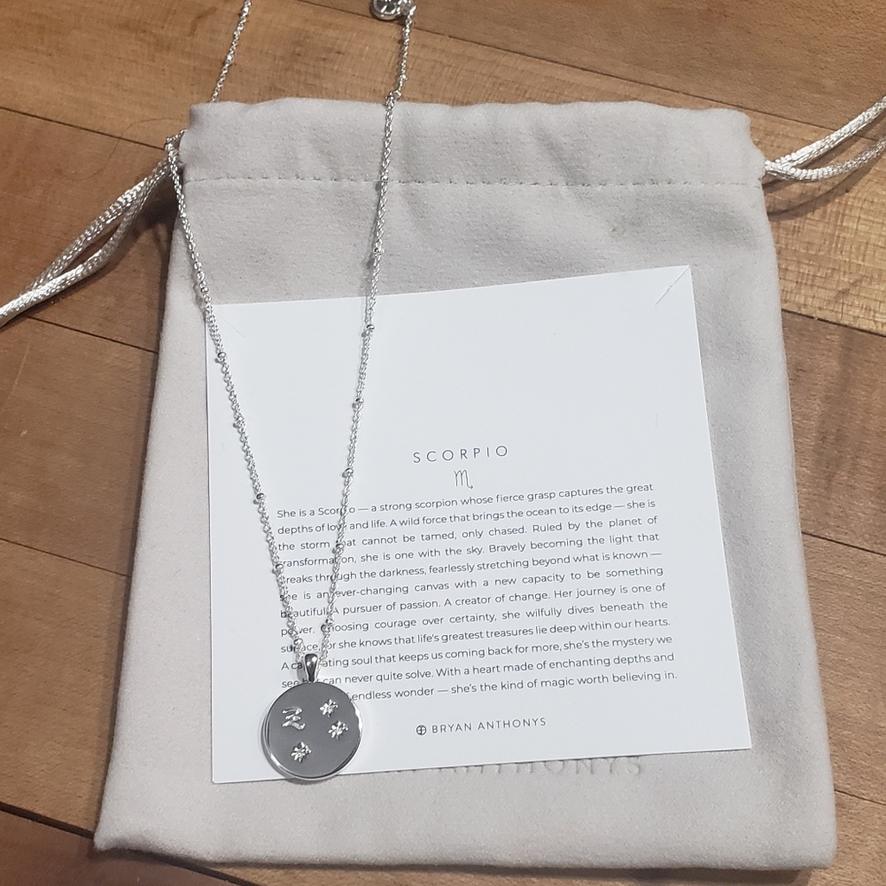 Bryon Anthony scorpio necklace